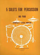 FIVE SOLOS FOR PERCUSSION AND PIANO cover